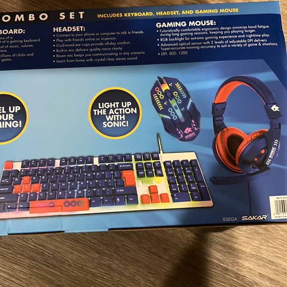 New Sonic Gaming Set - Picture 3 of 6